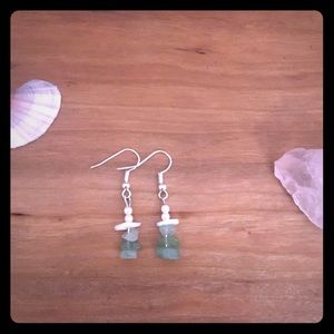 Stone earrings